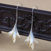 Aretes de Flor en Plata