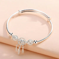 Pulsera Ajustable Atrapasueños en Plata 925