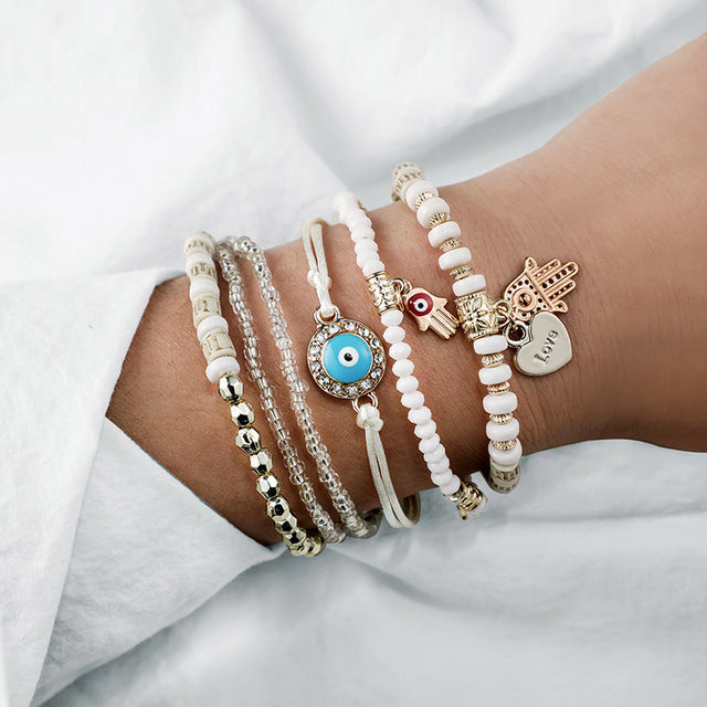 Set de Pulseras Hamsa