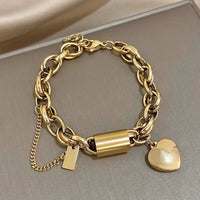 Pulsera de Corazón Gruesa