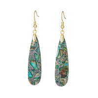 Aretes Colgantes de Soulstone Marmoleado