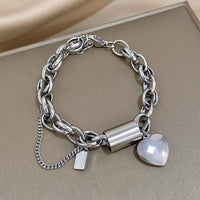 Pulsera de Corazón Gruesa