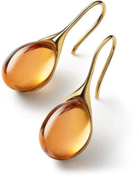 Aretes Colgantes de Cristal