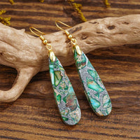 Aretes Colgantes de Soulstone Marmoleado