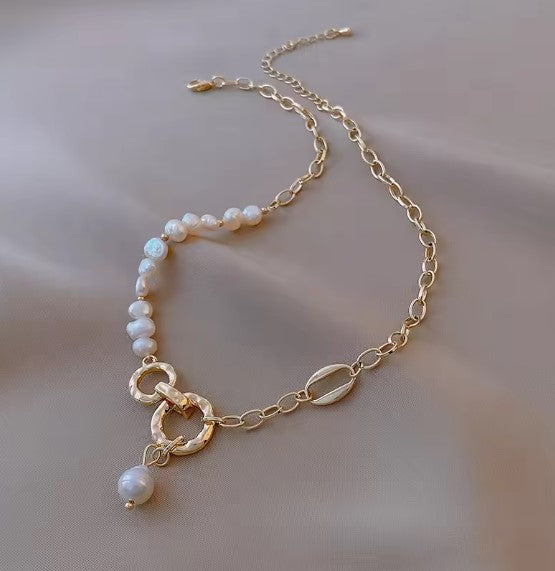 Collar de Perla Natural de Agua Dulce