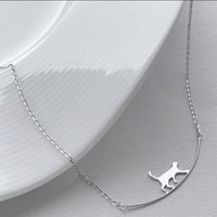 Collar de Gato Trepador en Plata