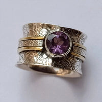 Anillo de Meditación Boho de Cristal