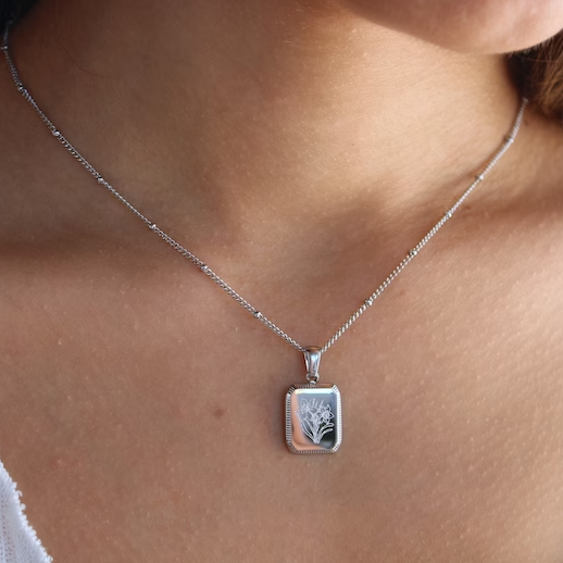 Collar Vintage en Plata