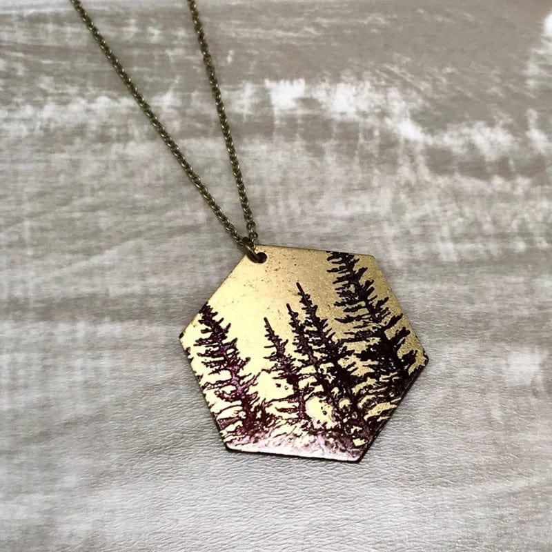 Collar Bosque Vintage