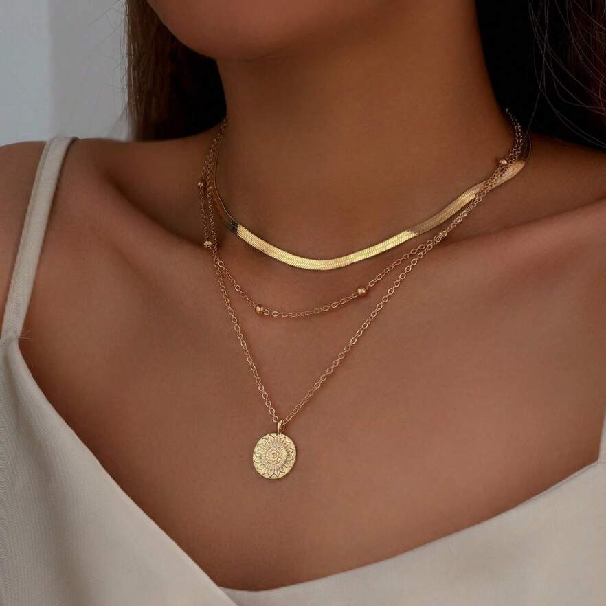 Collar Vintage Bañado en Dorado