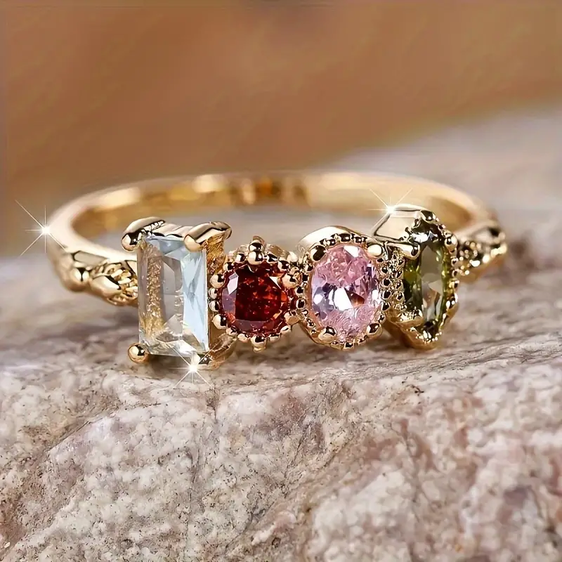 Anillo Floral Vintage en Oro