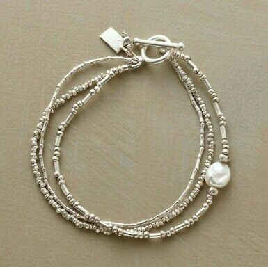 Set de Pulseras de Perla Vintage