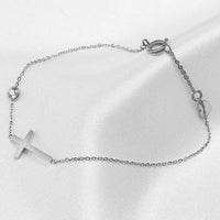Pulsera de Corazón de Fe en Plata
