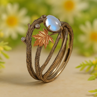 Anillo Naturaleza de Piedra de Luna