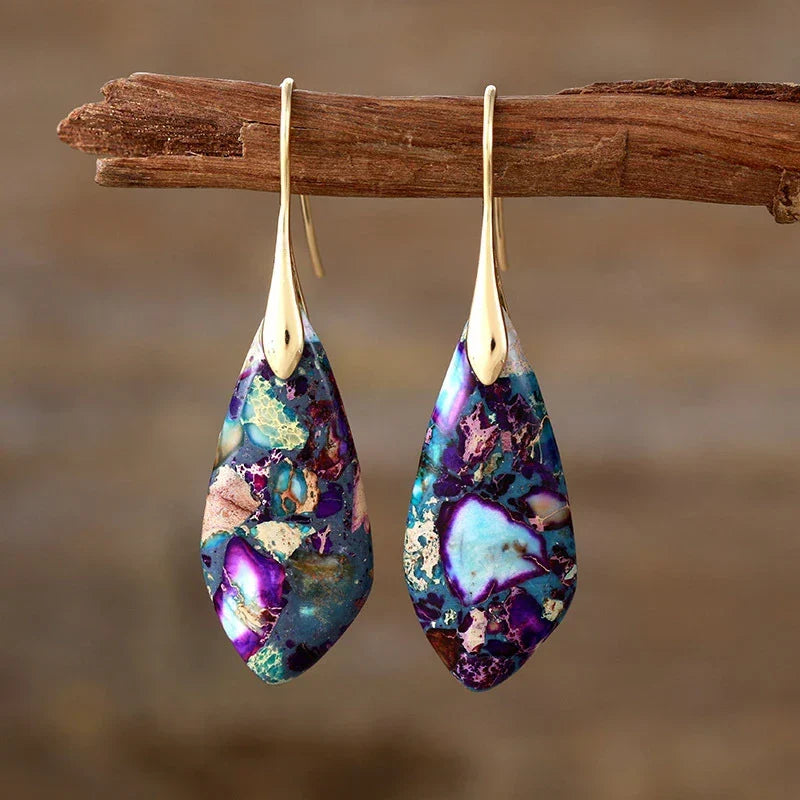 Aretes de Gota Arte de la Naturaleza
