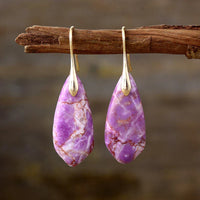 Aretes de Gota Arte de la Naturaleza